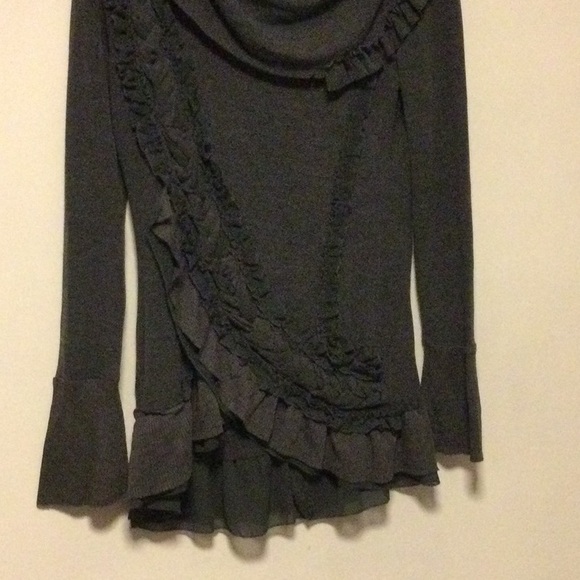 VENUS Ruffle Cowl Neck Tunic Top - Picture 2 of 8